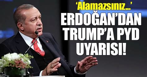 E­r­d­o­ğ­a­n­­d­a­n­ ­T­r­u­m­p­­a­ ­Y­P­G­ ­u­y­a­r­ı­s­ı­